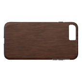 Coques Case-Mate iPhone Fond de grain de bois rugueux foncé (Dos (Horizontal))