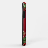 Coques Case-Mate iPhone Fond de Noël festif avec houx et baies (Dos/Droite)