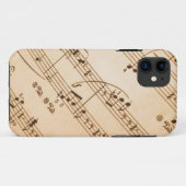 Coques Case-Mate iPhone Fond de notes de musique (Dos (Horizontal))
