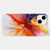 Coques Case-Mate iPhone Fond de peinture Abstrait (Verso (horizontal))
