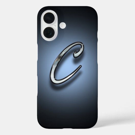 Coques Case-Mate iPhone Fond de projecteur de monogramme (Verso)