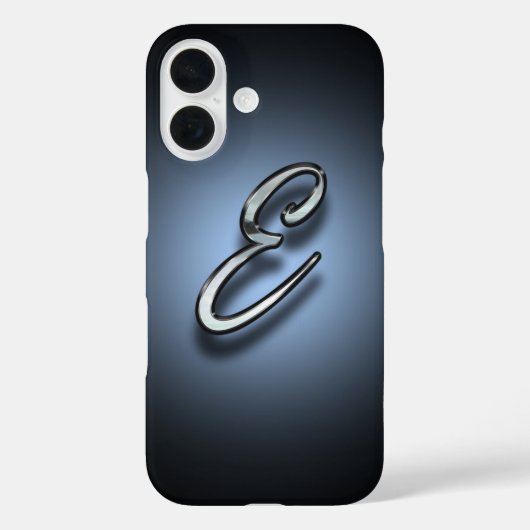 Coques Case-Mate iPhone Fond de projecteur Monogramme E (Verso)
