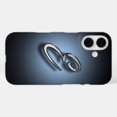 Coques Case-Mate iPhone Fond de projecteur Monogramme E (Verso (horizontal))