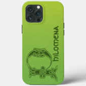 Coques Case-Mate iPhone Fond décoratif du 16e siècle Celtic (Verso)