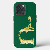 Coques Case-Mate iPhone Fond décoratif du 16e siècle Celtic N (Verso)