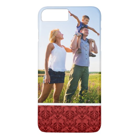 Coques Case-Mate iPhone Fond d'écran rouge photo personnalisé (Dos)
