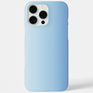 Coques iPhone 16 Pro Max Fond dégradé bleu minimal