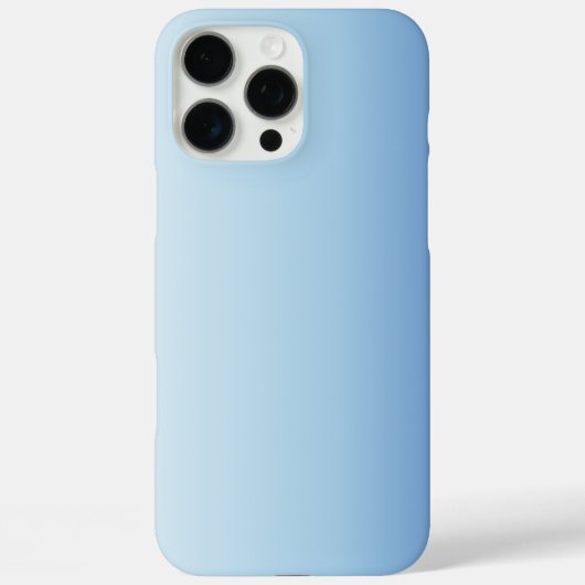 Coques Case-Mate iPhone Fond dégradé bleu minimal (Verso)