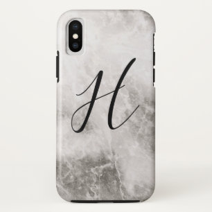 Case-Mate iPhone Case Fond en marbre à monogramme