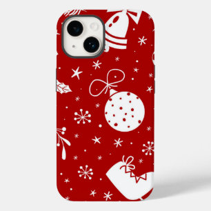 Coque Pour iPhone 14 Fond festif de Noël