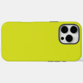 Coques Case-Mate iPhone Fond jaune plat – Texture de rentrée scolaire (Verso (horizontal))