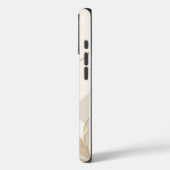 Coques Case-Mate iPhone Fond Linktree Floral Esthétique Marron Beige | (Verso / Gauche)
