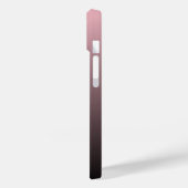 Coques Case-Mate iPhone Fond ombré rose noir (Verso / Gauche)