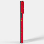 Coques Case-Mate iPhone Fond rouge de fraise amusant (Verso / Droite)