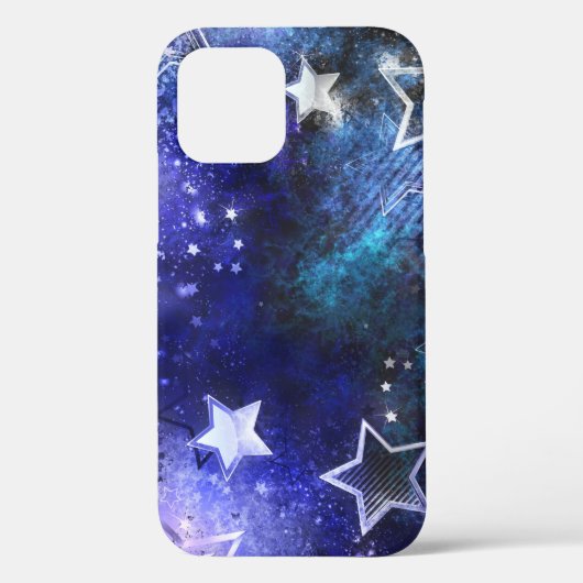 Coques Case-Mate iPhone Fond spatial avec étoiles (Verso)