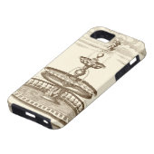 Coques Case-Mate iPhone Fontaine de cour avec chérub ornemental (Bas)