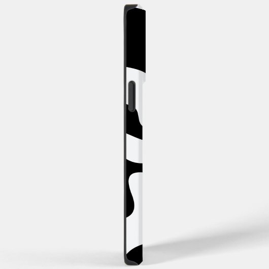 Coques Case-Mate iPhone Fonte cardiaque en noir et blanc (Verso / Droite)