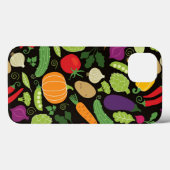 Coques Case-Mate iPhone Food on a black background (Verso (horizontal))