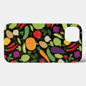 Coques Case-Mate iPhone Food on a black background (Verso (horizontal))