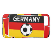 Coques Case-Mate iPhone Football drapeau allemand (Dos (Horizontal))