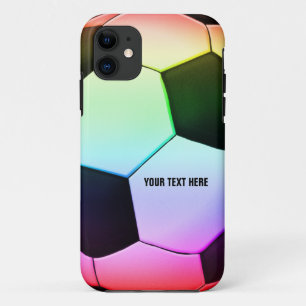 Coques Pour iPhone Football féminin coloré   Football