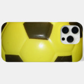 Coques Case-Mate iPhone Football jaune et noir. (Verso (horizontal))