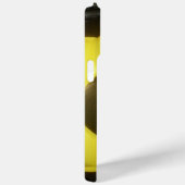 Coques Case-Mate iPhone Football jaune et noir. (Verso / Droite)