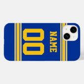 Coques Case-Mate iPhone Football Jersey avec zone à Personnaliser (Verso (horizontal))
