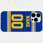 Coques Case-Mate iPhone Football Jersey avec zone à Personnaliser (Verso (horizontal))