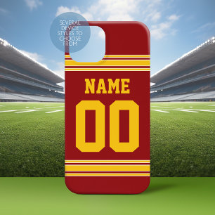 iPhone 16 Pro Case Football Jersey - Personnaliser avec vos informati