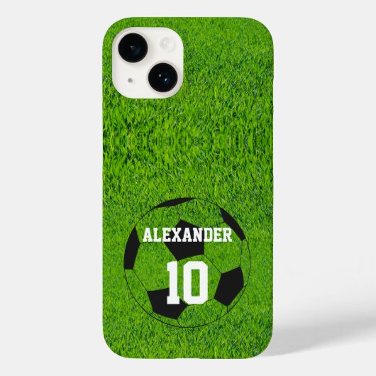 Coques Case-Mate iPhone Football | Nom & Numéro (Verso)