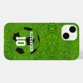 Coques Case-Mate iPhone Football | Nom & Numéro (Verso (horizontal))
