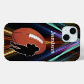 Coques Case-Mate iPhone Football Sport player and ball Personalize (Verso (horizontal))