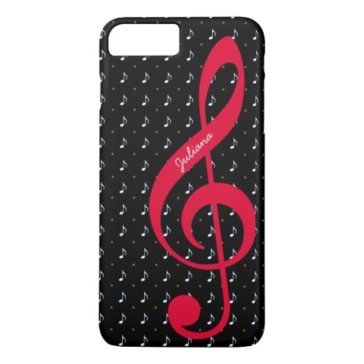 Coques Case-Mate iPhone for personalized treble clef music (Dos)