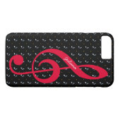 Coques Case-Mate iPhone for personalized treble clef music (Dos (Horizontal))
