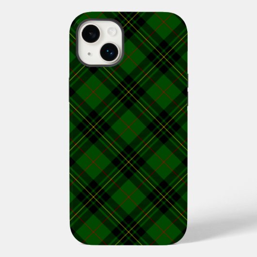 Coques Case-Mate iPhone Forbes tartan vert noir plaid (Verso)