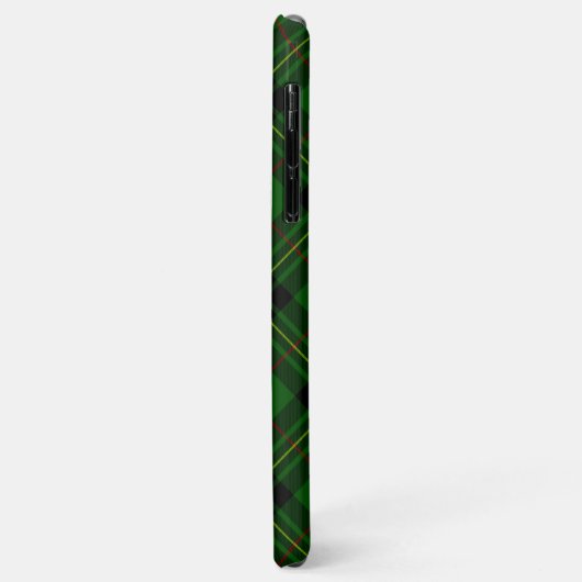 Coques Case-Mate iPhone Forbes tartan vert noir plaid (Dos/Gauche)