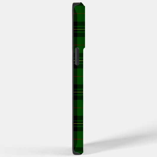 Coques Case-Mate iPhone Forbes tartan vert noir plaid (Verso / Droite)