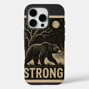Coques iPhone 16 Pro Force de l'ours vintage