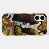 Coques Case-Mate iPhone Forest Brook d'August Macke Expressionisme Vintage (Verso (horizontal))