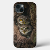 Coques Case-Mate iPhone Forest | Deux Owls Looking (Verso)