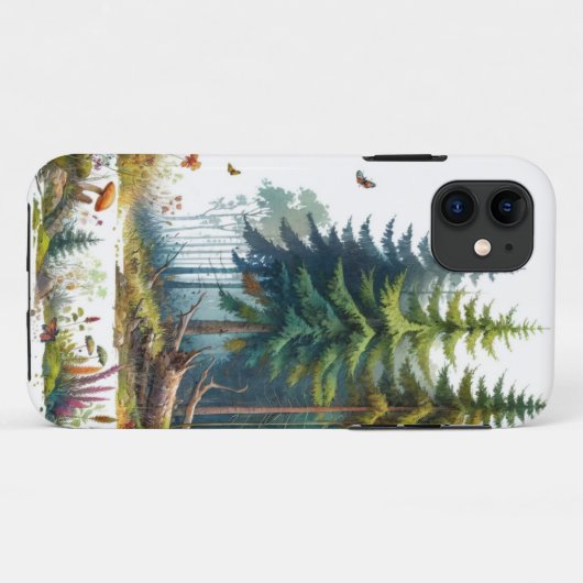 Coques Case-Mate iPhone Forest Whispers (Dos (Horizontal))