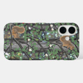 Coques Case-Mate iPhone forêt avec oiseaux et écureuils (Verso (horizontal))