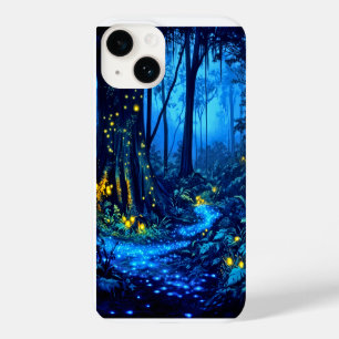 Coque Pour iPhone 14 Forêt Bio Luminescente