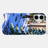 Coques Case-Mate iPhone Forêt d'Anime Neige (Verso (horizontal))