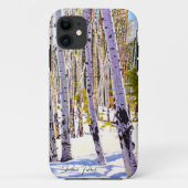 Coques Case-Mate iPhone Forêt d'Aspen (Dos)