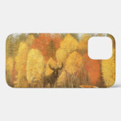 Coques Case-Mate iPhone Forêt d'automne, cerf numérique et renard. (Verso (horizontal))