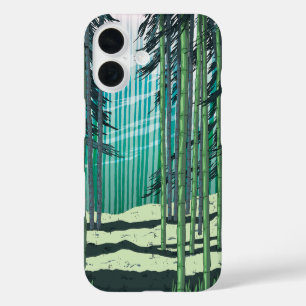 Coques iPhone 16 Forêt de bambou