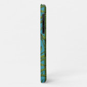 Coques Case-Mate iPhone Forêt de bambou sur bleu (Dos/Gauche)
