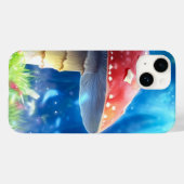 Coques Case-Mate iPhone Forêt de champignons (Verso (horizontal))